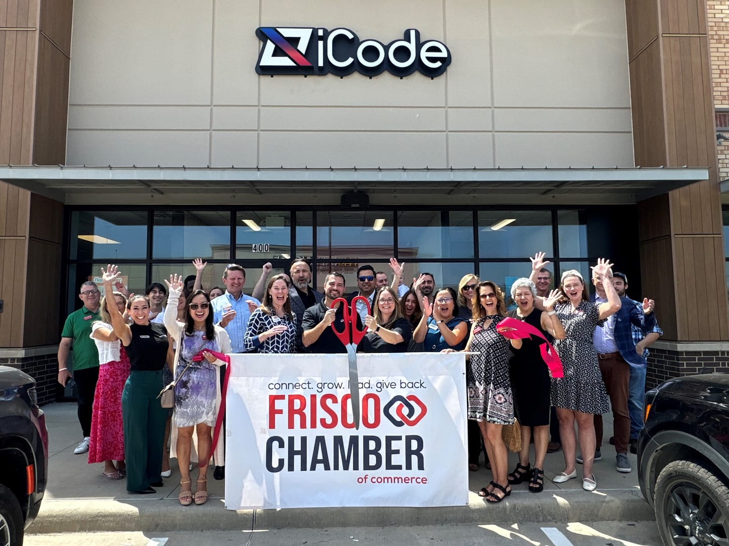 The Frisco Chamber of Commerce Celebrates iCode West Frisco's Ribbon Cutting Ceremony