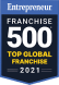 Entrepreneur Franchise 500